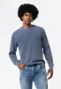 Washy Men's Textured Knit Crewneck Sweater, Whale - BM24698 sold by Buffalo Jeans