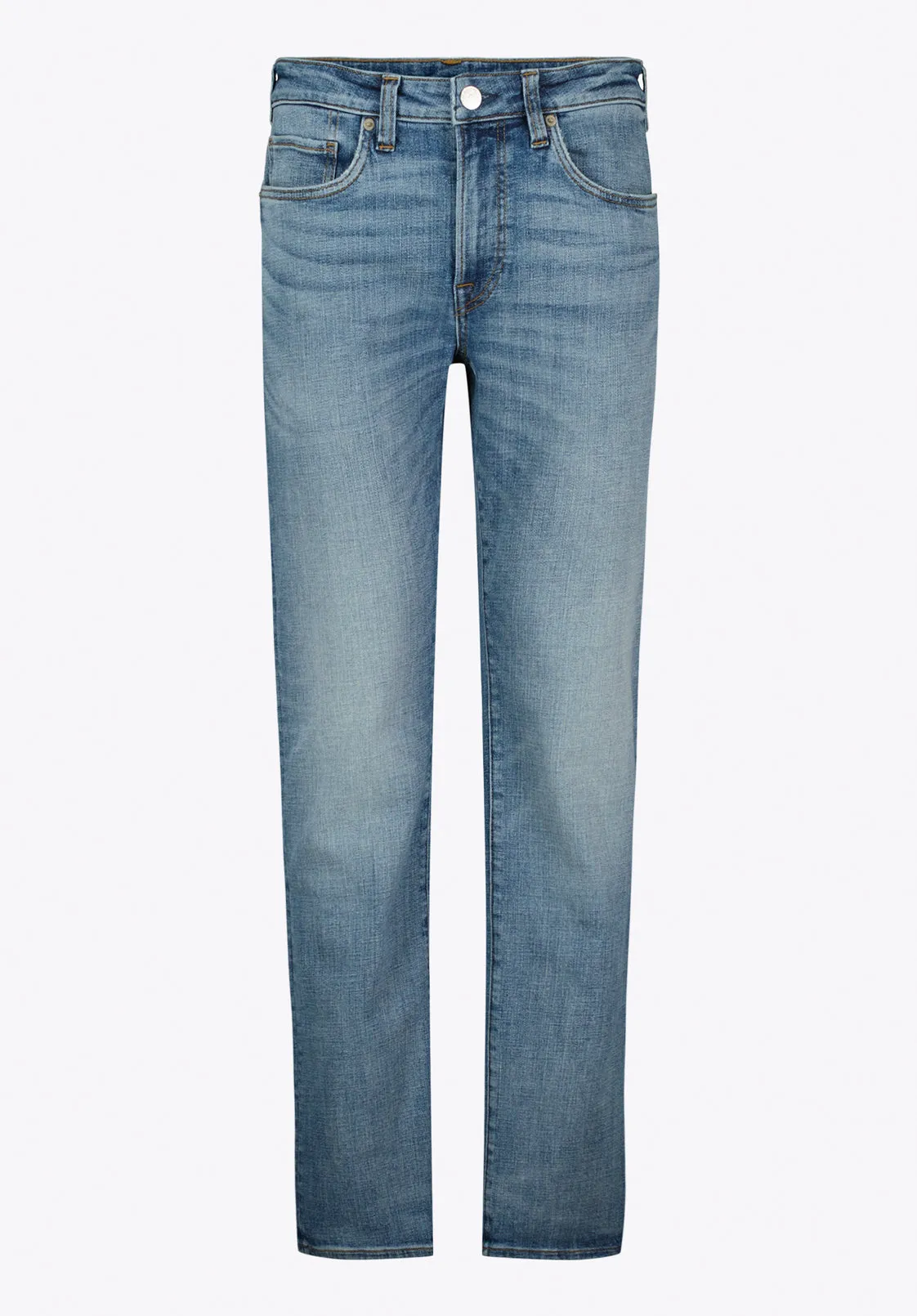 Relaxed Straight Driven Men's Jeans, Worn Out Blue - BM26155 sold by Buffalo Jeans product image thumbnail 5