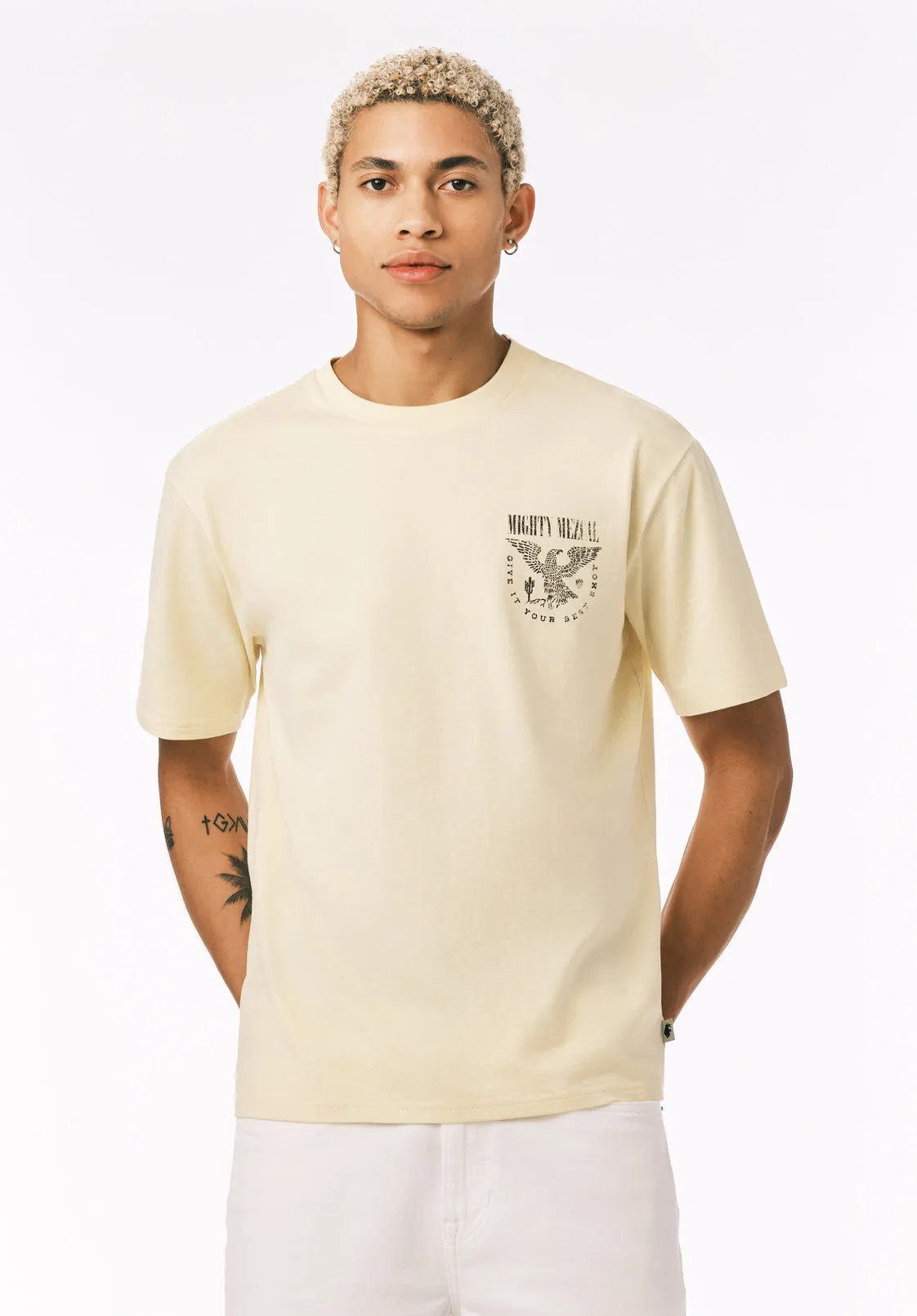 Tirvo Men’s Vintage Eagle Graphic T-Shirt, Anise Flower - BM24838 sold by Buffalo Jeans