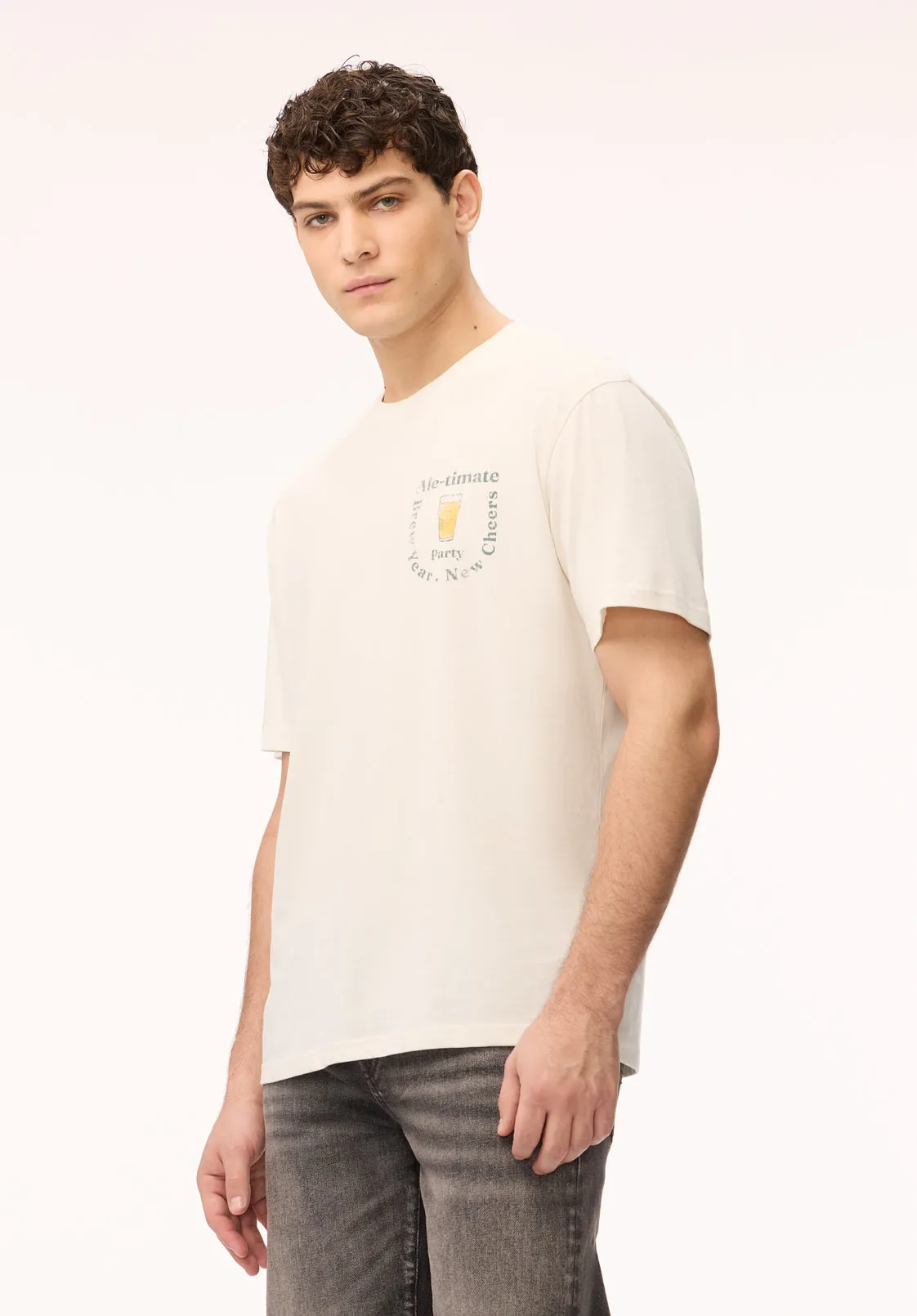 Tebrew Men's Graphic Tee, Milk - BM24818 sold by Buffalo Jeans product image thumbnail 3