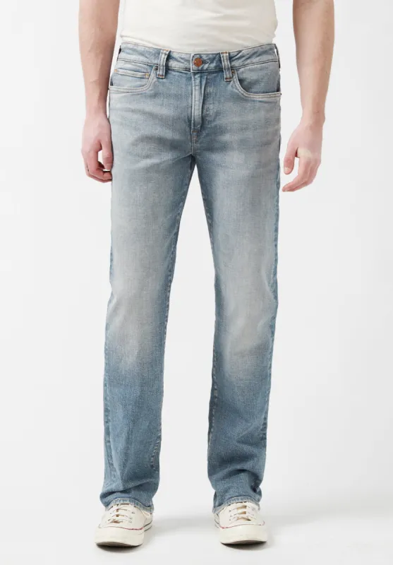 Straight Six Men’s Jeans in Sanded Authentic Wash - BM22913 sold by Buffalo Jeans