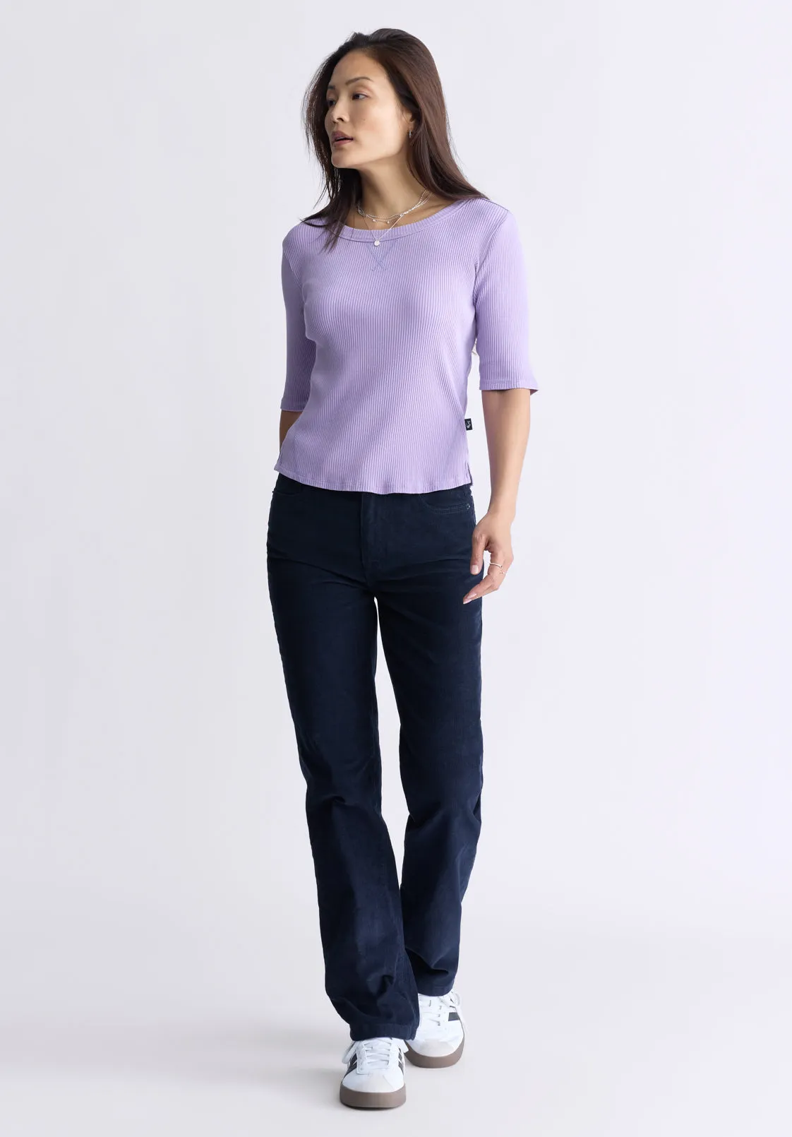Mid Rise Straight Mary Women's Pants, Rinse Washed Navy - BL16007 sold by Buffalo Jeans product image thumbnail 5