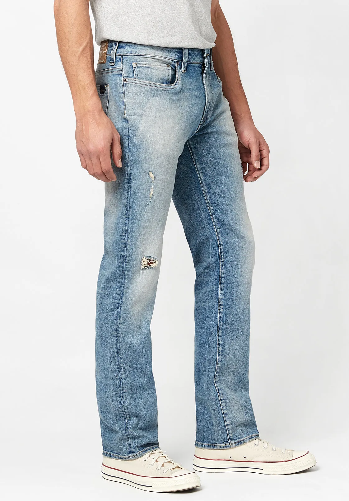 Straight Six Men's Jeans in Veined and Recycled - BM22760 sold by Buffalo Jeans product image thumbnail 3