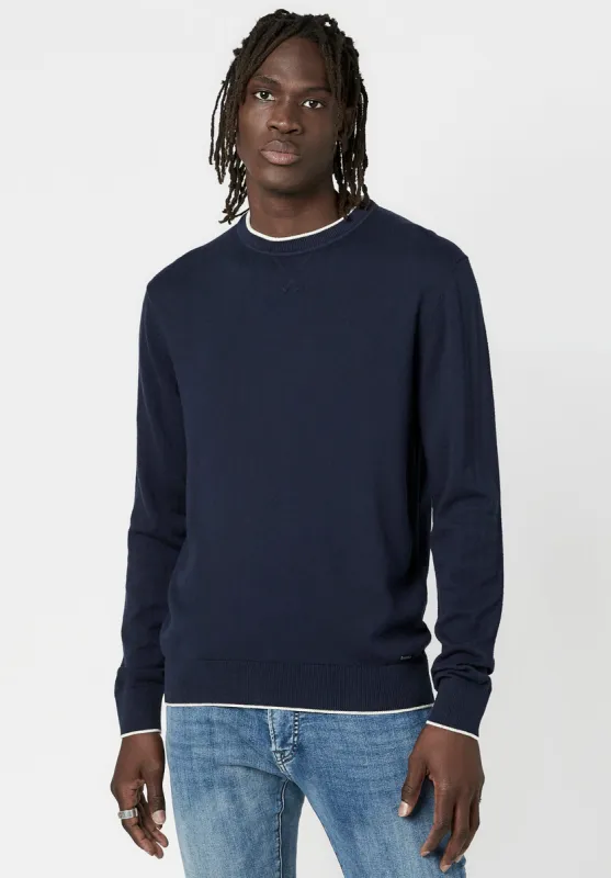 Merino Wool Wiquip Sweater - BM23686 made by Buffalo David Bitton