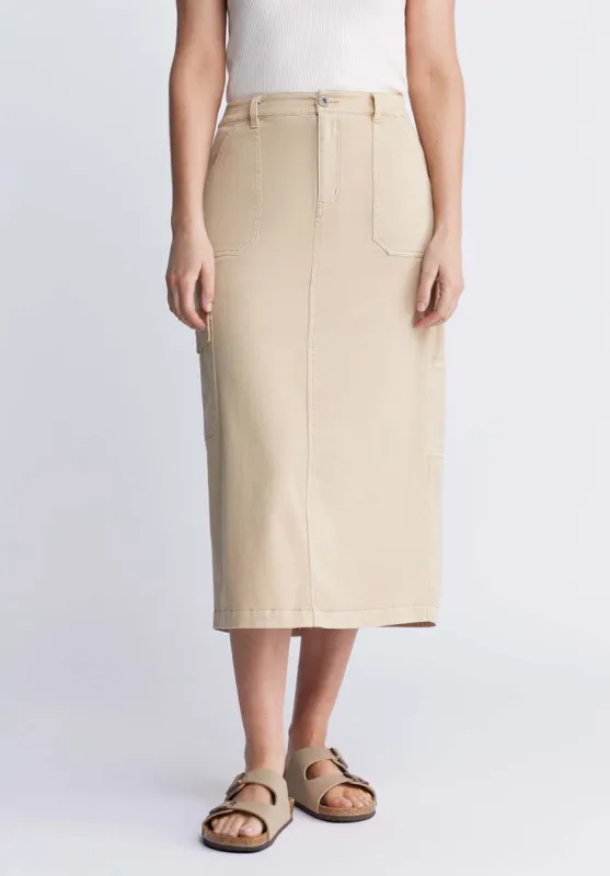Matilde Womenβs Cargo Skirt in Beige - WS0010P sold by Buffalo Jeans