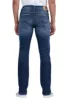 Straight Six Men's Jeans in Veined and Crinkled Indigo - BM22828 sold by Buffalo Jeans