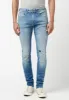 Skinny Max Men's Jeans in Contrasted and Veined Indigo - BM22860 sold by Buffalo Jeans