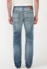 Relaxed Straight Driven Men's Jeans in Sanded Blue - BM22641 sold by Buffalo Jeans