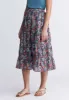 Aletta Women’s Floral Print Long Skirt, Spring Meadow - WS0006P sold by Buffalo Jeans