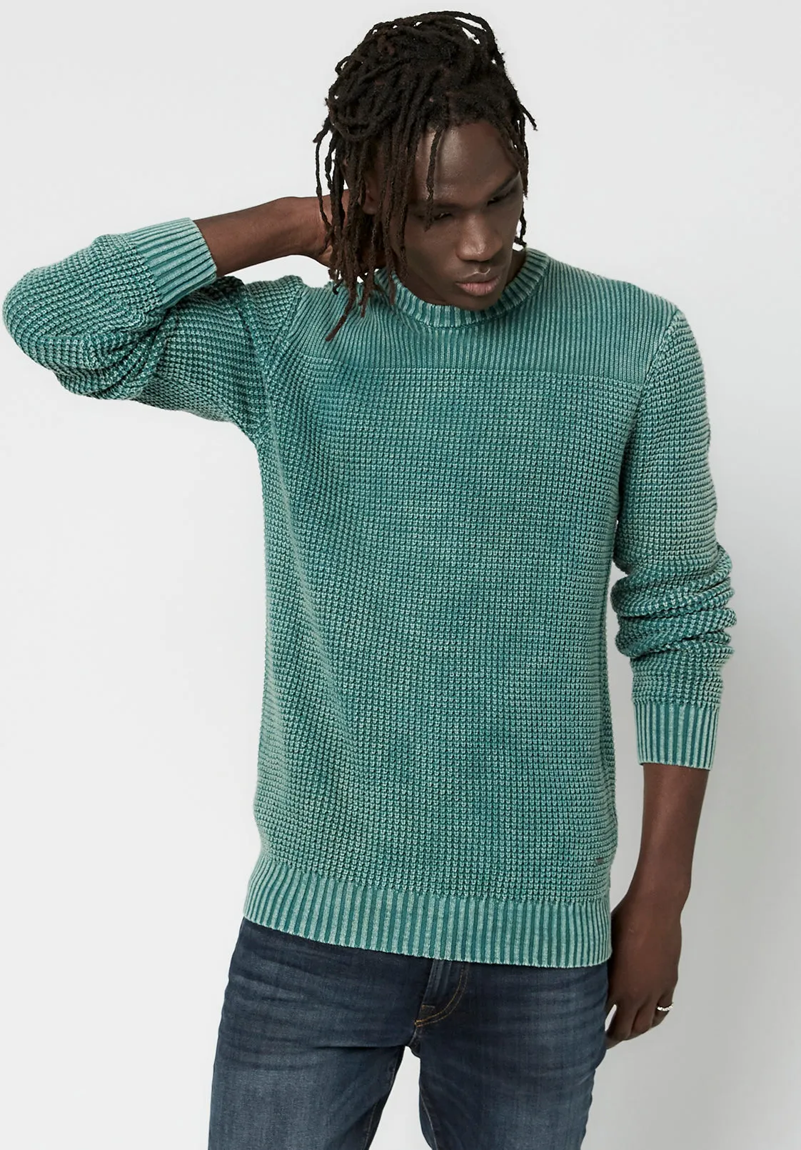 Textured Knit Washy Sweater - BM23793 sold by Buffalo Jeans product image thumbnail 2
