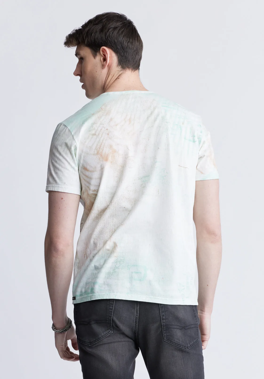 Tamayo Men's Short Sleeve T-shirt, Misty Green - BM24382 sold by Buffalo Jeans product image thumbnail 3