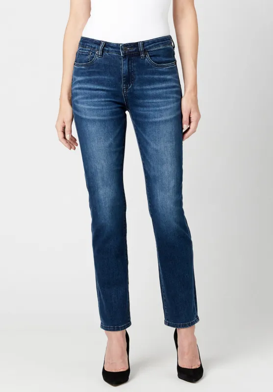 Mid Rise Slim Carrie Women's Jeans in Classic Blue - BL15854 sold by Buffalo Jeans