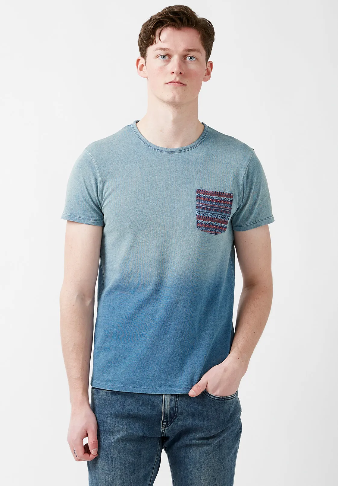 Kirod Gradient Mirage Blue Jersey T-Shirt - BM23932 sold by Buffalo Jeans product image thumbnail 3