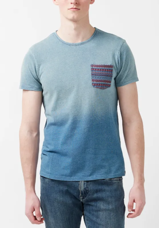 Kirod Gradient Mirage Blue Jersey T-Shirt - BM23932 sold by Buffalo Jeans