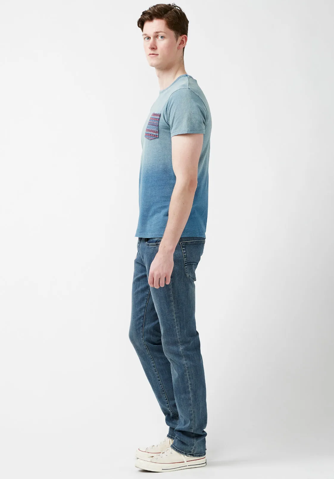 Kirod Gradient Mirage Blue Jersey T-Shirt - BM23932 sold by Buffalo Jeans product image thumbnail 4