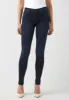 Mid Rise Skinny Alexa Women's Jeans in Rinsed Dark Blue Rinsed - BL15670 sold by Buffalo Jeans