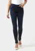 Mid Rise Skinny Alexa Women's Jeans in Rinsed Dark Blue Rinsed - BL15670 sold by Buffalo Jeans