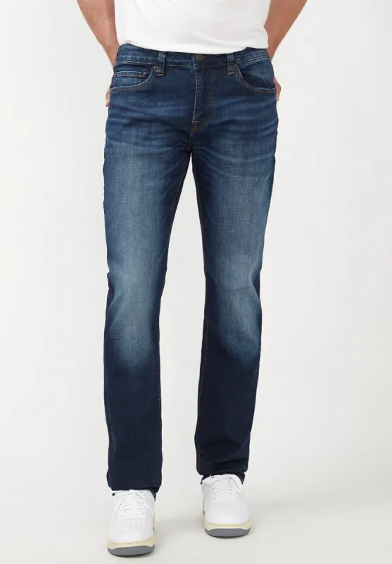 Slim Ash Men's Jeans in Mid Blue - BM22633 sold by Buffalo Jeans
