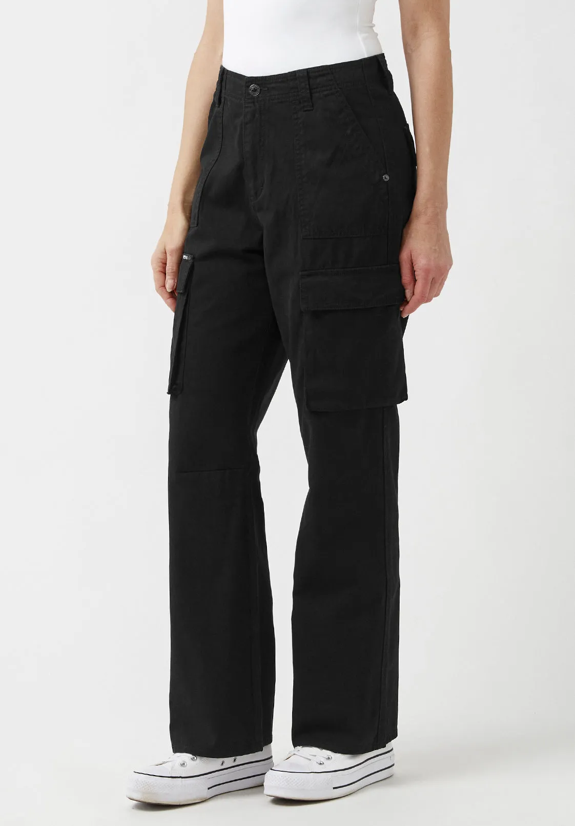 Low Rise Straight Gia Black Cargo Pants - BL15915 sold by Buffalo Jeans product image thumbnail 3