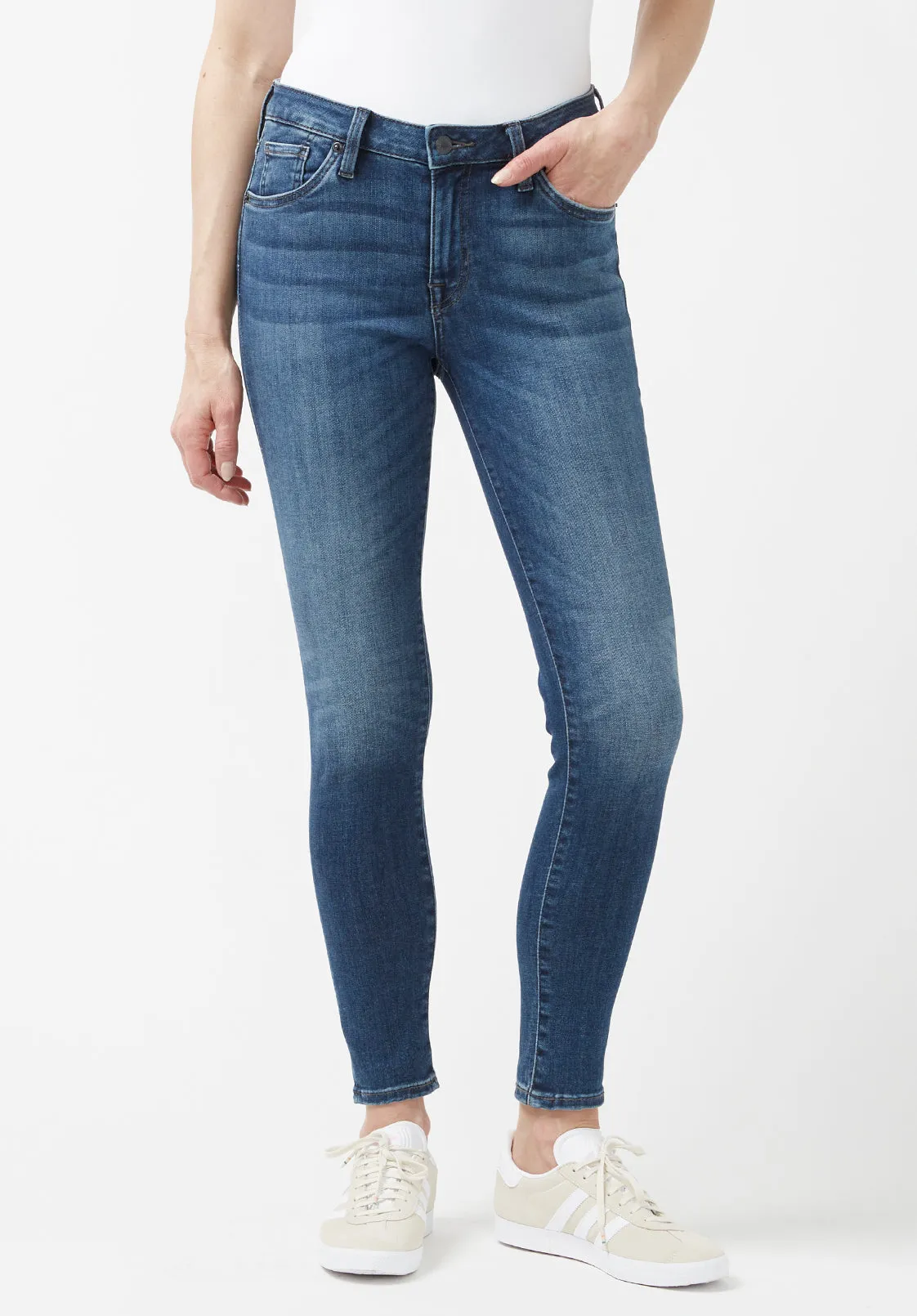 Alexa Women's Mid Rise Skinny Jeans, Mid Wash - BL15669 sold by Buffalo Jeans