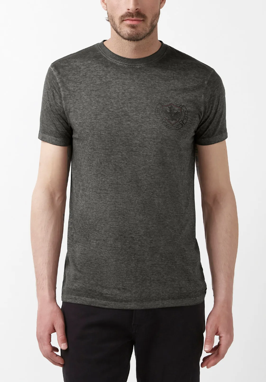 Tamen Men’s Short-Sleeve T-Shirt in Grey - BM24181 sold by Buffalo Jeans