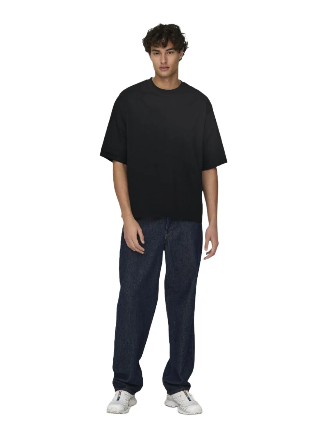 Only & Sons Millenium Oversized T-shirt Zwart sold by Burned Sports product image thumbnail 2