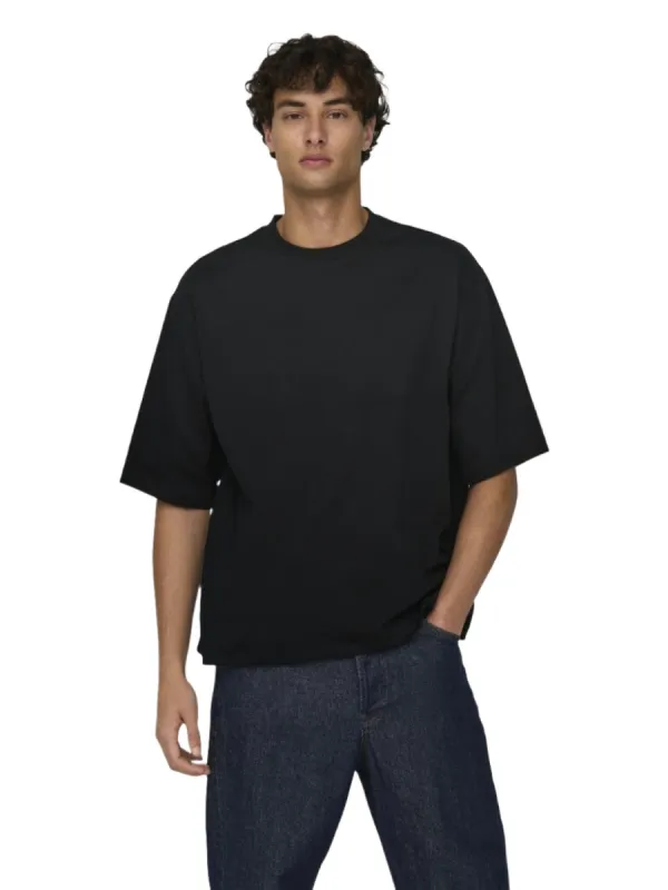 Only & Sons Millenium Oversized T-shirt Zwart sold by Burned Sports