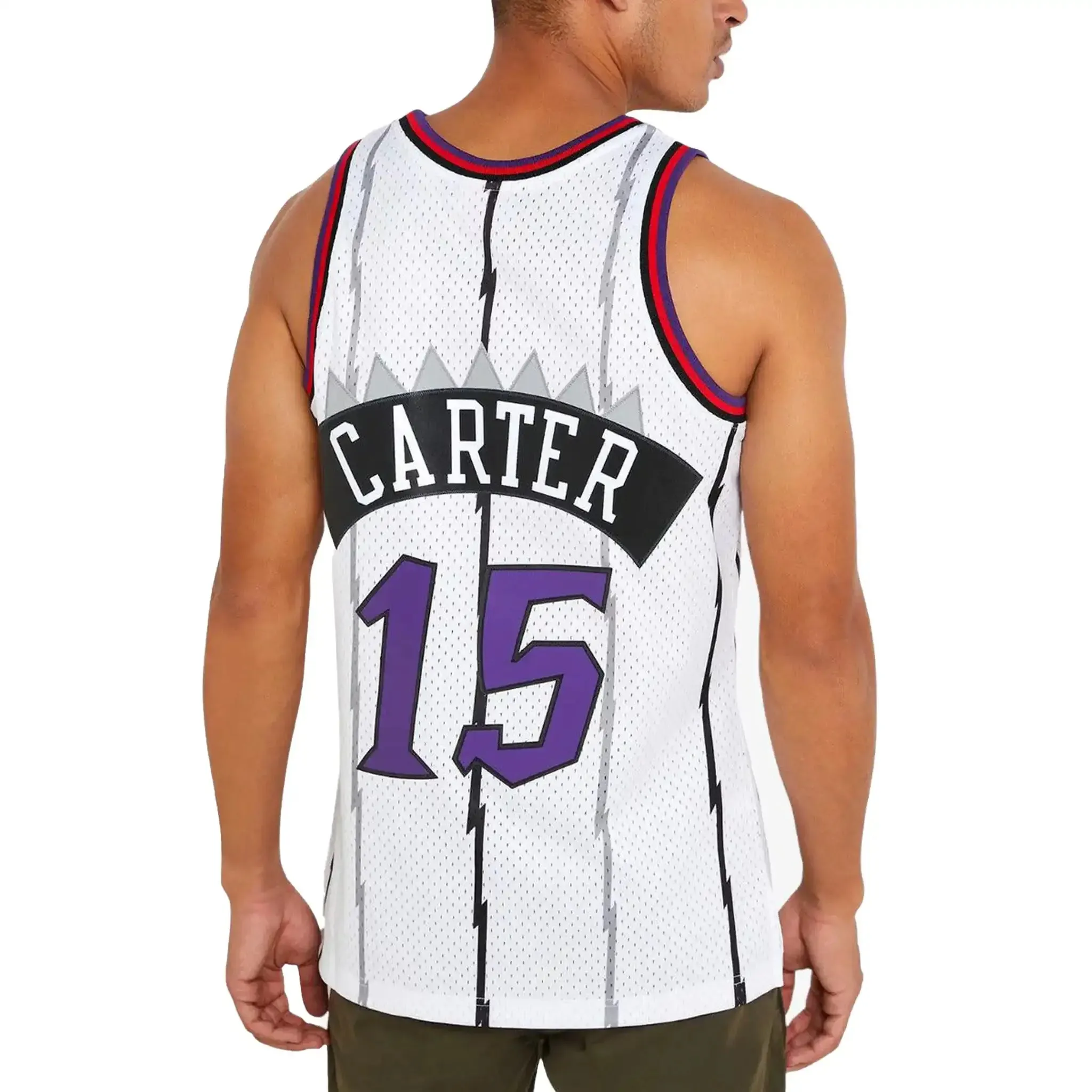 NBA Swingman Toronto Raptors Vince Carter Jersey White sold by Burned Sports product image thumbnail 5