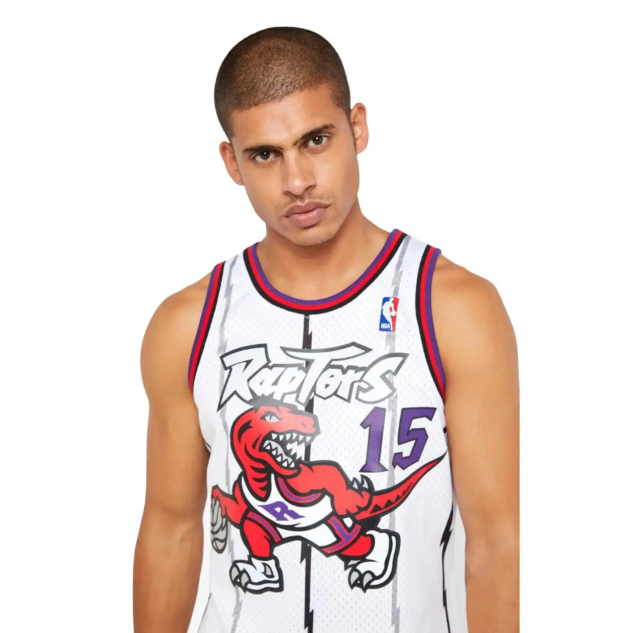 NBA Swingman Toronto Raptors Vince Carter Jersey White sold by Burned Sports product image thumbnail 4