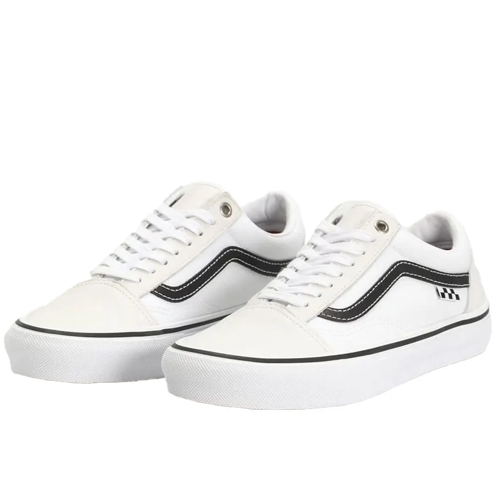 Skate Old Skool Leather White sold by Burned Sports product image thumbnail 3