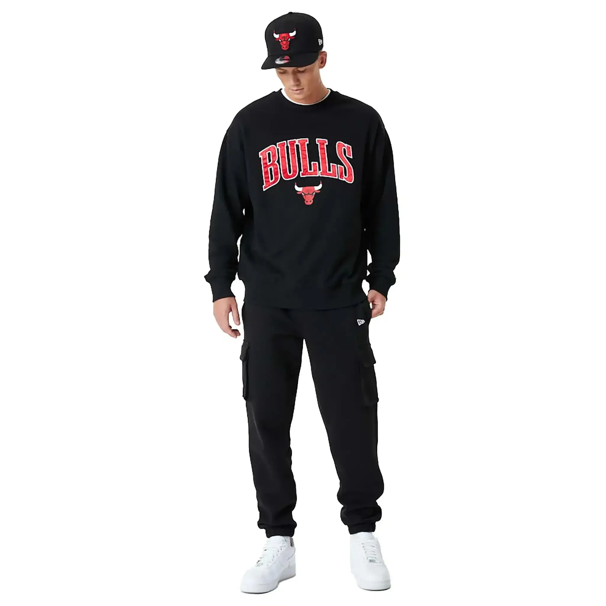 Chicago Bulls NBA Applique Crewneck Black sold by Burned Sports product image thumbnail 3