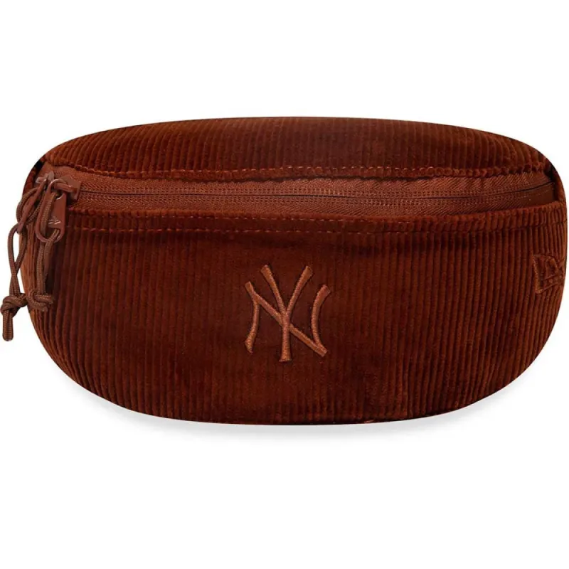 New York Yankees Corduroy Waistbag Brown made by New Era
