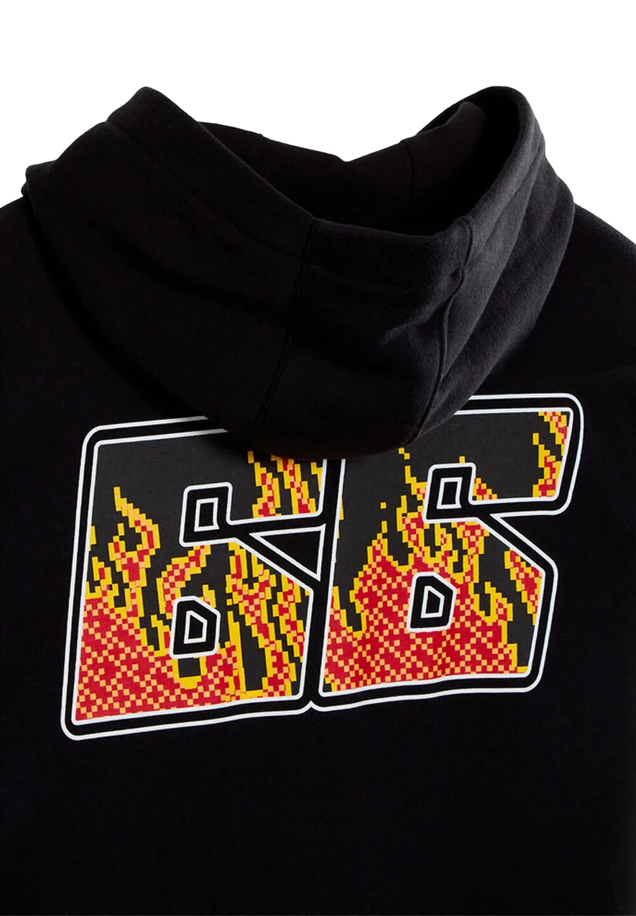 Digi Flames Hoodie Black sold by Burned Sports product image thumbnail 4