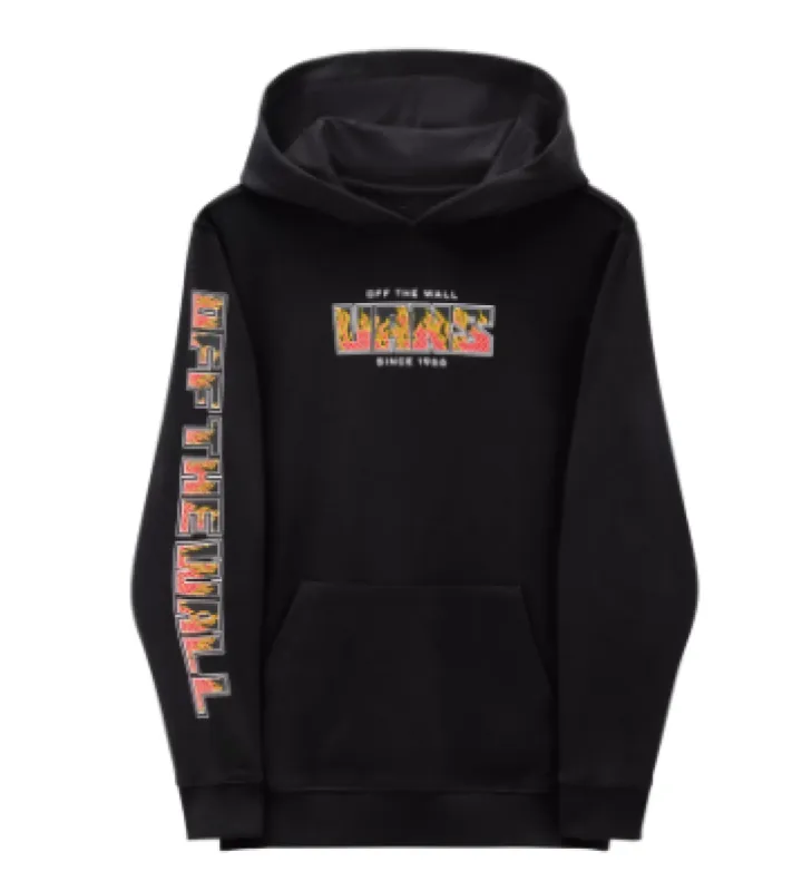 Digi Flames Hoodie Black sold by Burned Sports