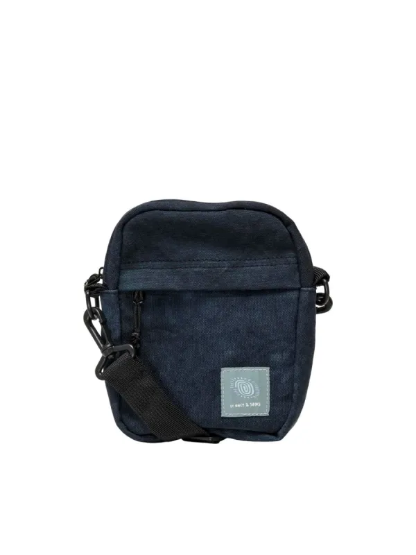 Tie Dye Pocket Shoulder Bag Black sold by Burned Sports