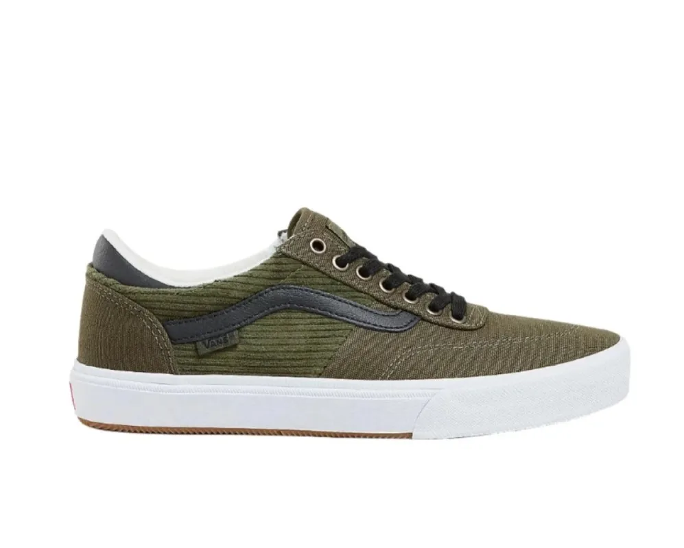 Gillbert Crockett Corduroy Olive Black sold by Burned Sports