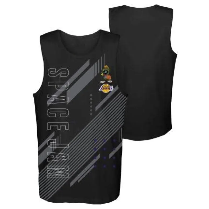 NBA Los Angeles Lakers Box Out Jersey Cotton Grijs sold by Burned Sports