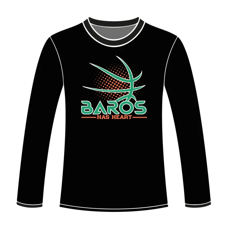 EBV Baros Longsleeve Has Heart Zwart sold by Burned Sports