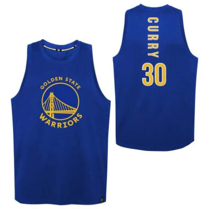 NBA Golden State Warriors Stephen Curry Jersey Blauw sold by Burned Sports