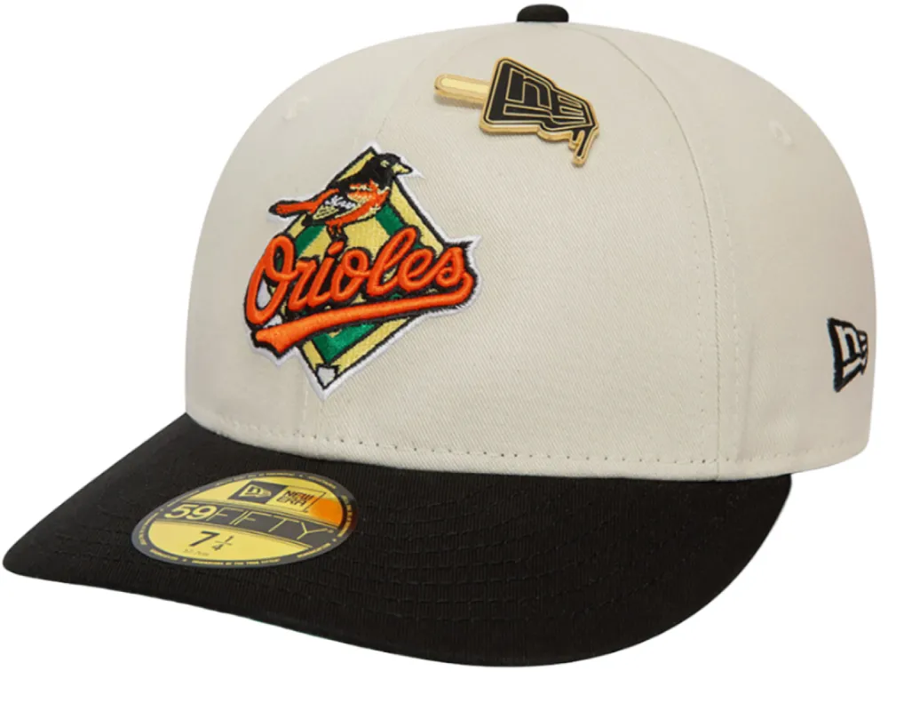 Baltimore Orioles MLB Pin Laag Profiel 59FIFTY Fitted Cap sold by Burned Sports