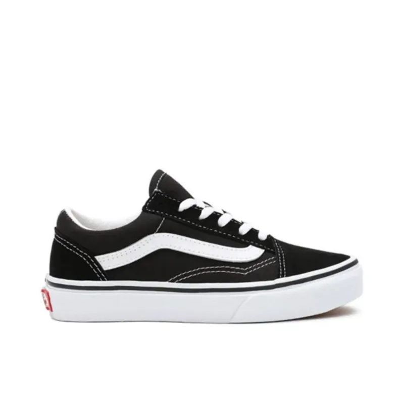 Old Skool (GS) Zwart Wit sold by Burned Sports