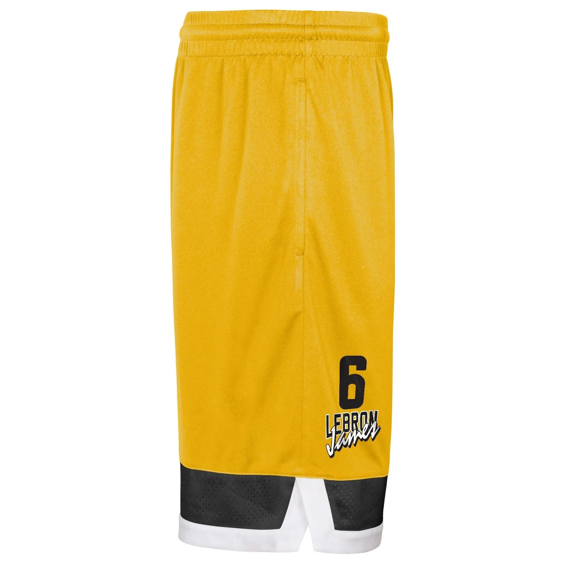 Los Angeles Lakers Lebron James Short Geel sold by Burned Sports product image thumbnail 4