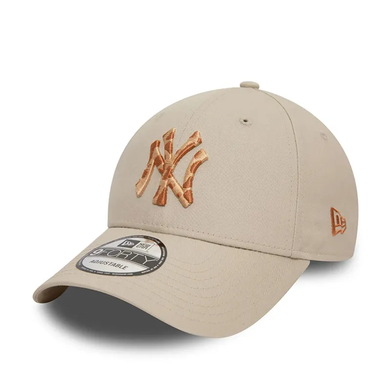 New York Yankees Animal Infill 9Forty Adjustable Cap Beige sold by Burned Sports