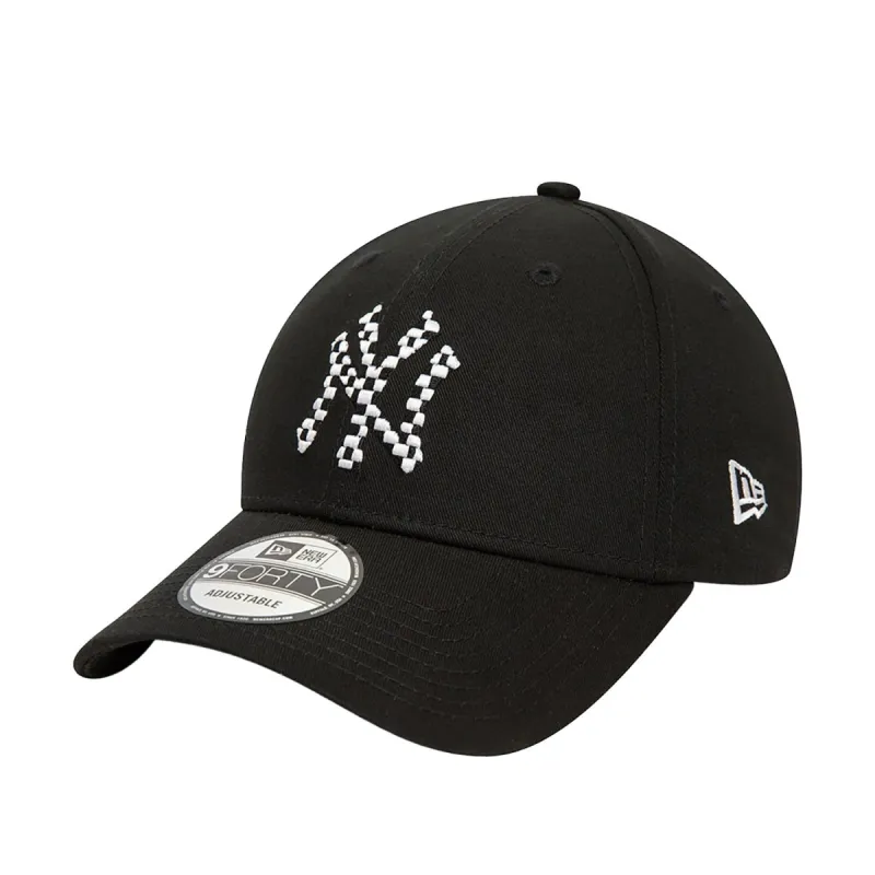 New York Yankees Seasonal Infill 9FORTY Adjustable Cap Black sold by Burned Sports