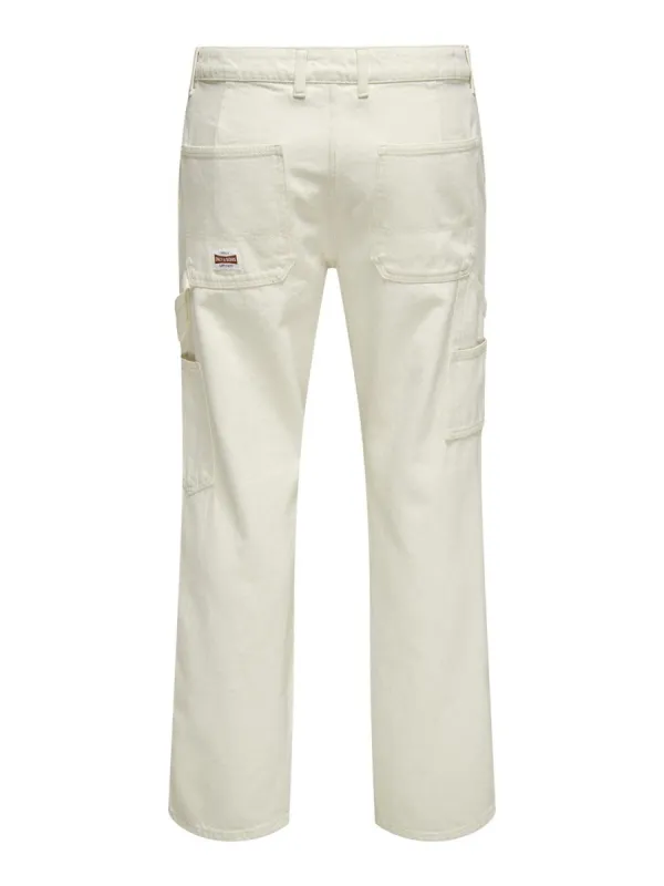 Edge Straight Car Ecru Denim Beige sold by Burned Sports