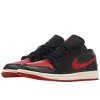 Air Jordan 1 Low Black Gym Red sold by Burned Sports