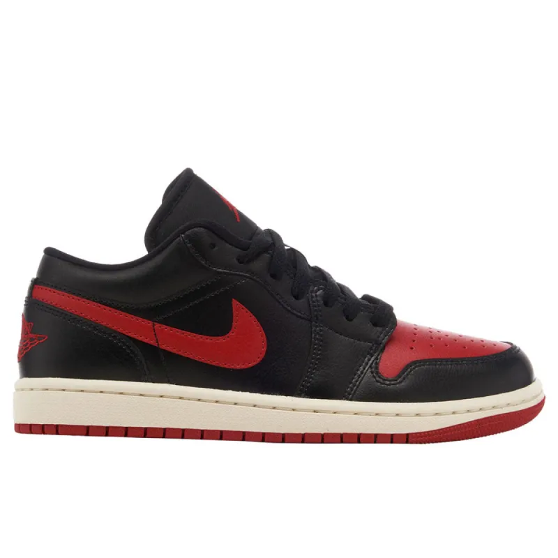 Air Jordan 1 Low Black Gym Red sold by Burned Sports