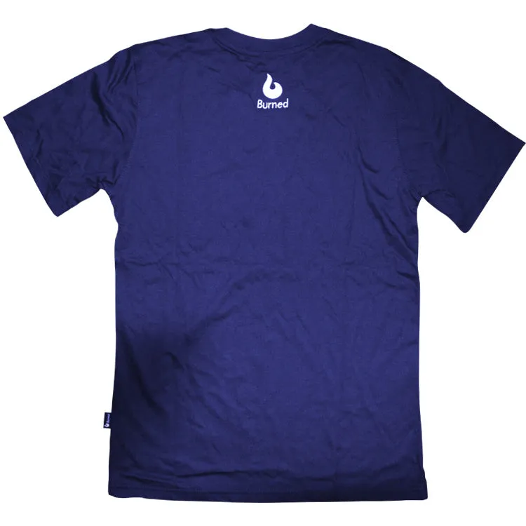 Burned T-shirt Navy sold by Burned Sports product image thumbnail 2