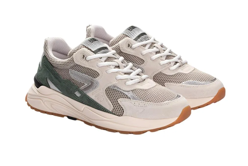 HUB Grid Heren Sneaker Beige Groen sold by Burned Sports product image thumbnail 2