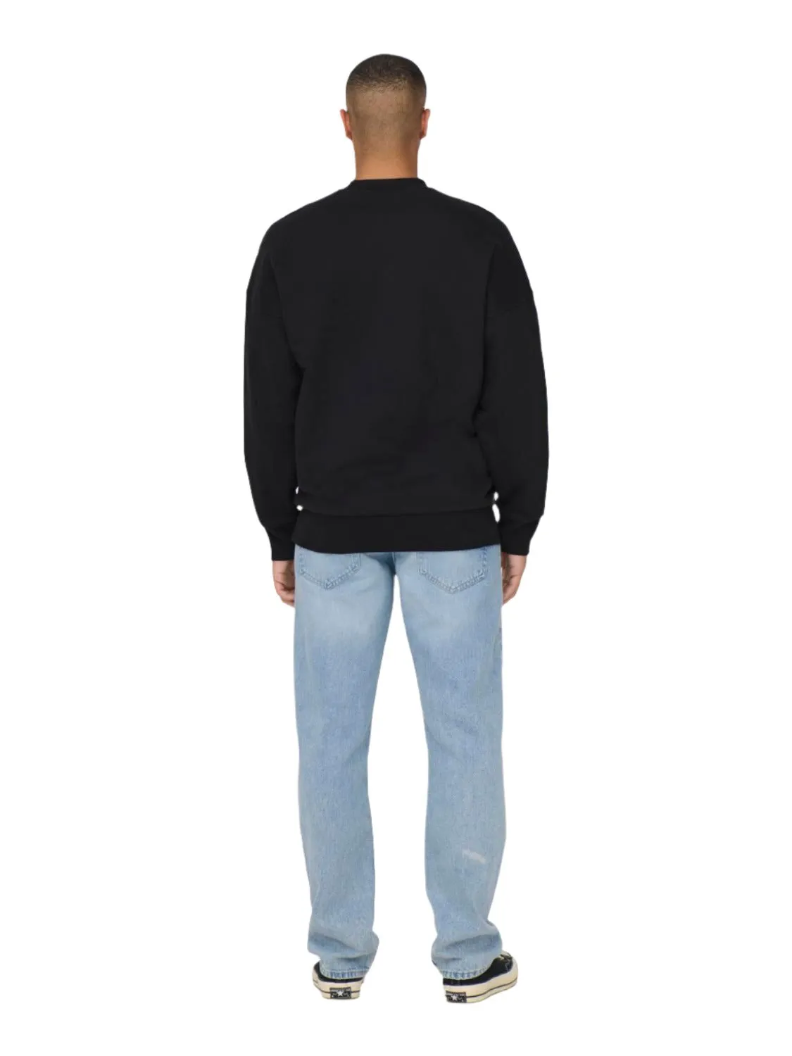 Dan Life Crew Relaxed Trui Zwart sold by Burned Sports product image thumbnail 3